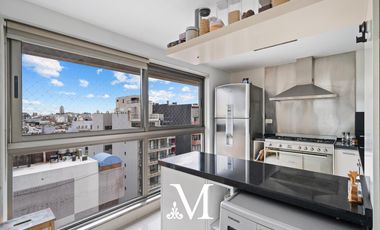 SEMI PISO en Torre Humbolt, Balcón aterrazado, Seguridad 24hs, Full Amenities