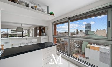 SEMI PISO en Torre Humbolt, Balcón aterrazado, Seguridad 24hs, Full Amenities