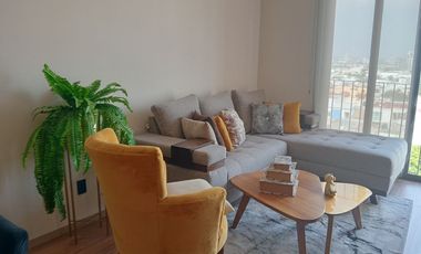 Departamento en renta Yatta living en Naciones Unidas