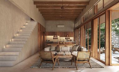 VILLA EN VENTA EN TULUM E 5 HABITACIONES CON VISTA AL MAR