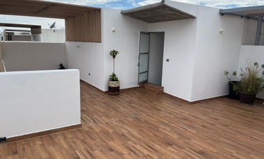 Se Renta Departamento  Amueblado de 2 niveles y RoofGarden privado en Juriquilla