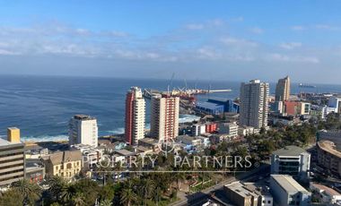 Precioso departamento amoblado con vista al mar en Parque Brasil