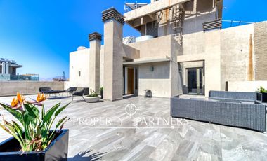 Precioso departamento amoblado con vista al mar en Parque Brasil