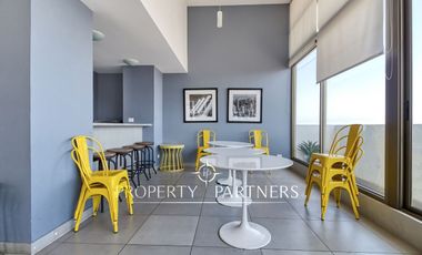 Precioso departamento amoblado con vista al mar en Parque Brasil