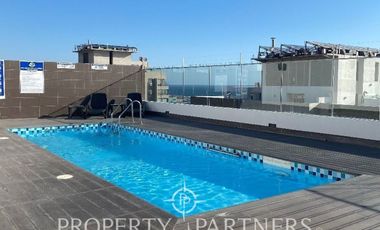 Precioso departamento amoblado con vista al mar en Parque Brasil