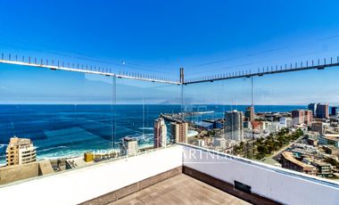 Precioso departamento amoblado con vista al mar en Parque Brasil