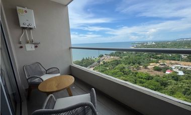 Renta Apartamento Amoblado - Un solo ambiente - Santa Marta con playa