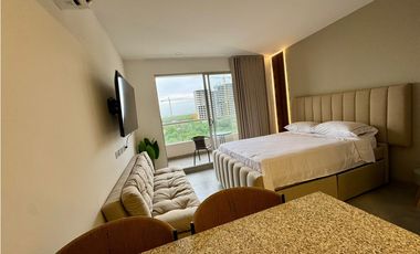 Renta Apartamento Amoblado - Apartaestudio - Santa Marta con playa