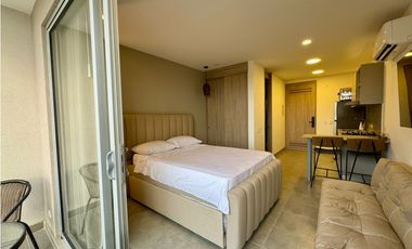 Renta Apartamento Amoblado - Apartaestudio - Santa Marta con playa