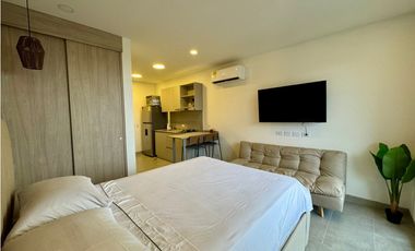 Renta Apartamento Amoblado - Apartaestudio - Santa Marta con playa