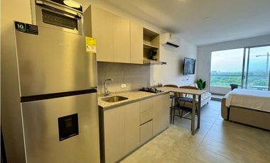 Renta Apartamento Amoblado - Apartaestudio - Santa Marta con playa
