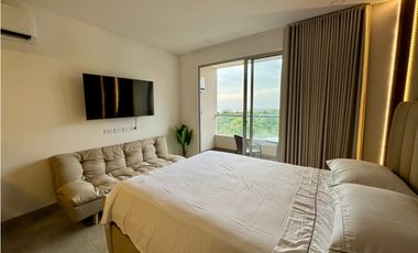 Renta Apartamento Amoblado - Apartaestudio - Santa Marta con playa