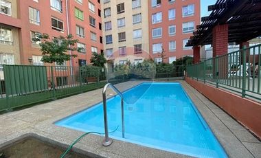 Departamento con estacionamiento y 2 dormitorios.