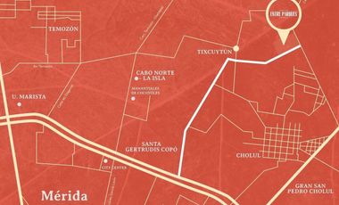 TERRENO/LOTE EN VENTA MERIDA, TIXCUYTUN, PRIVADA ENTREPARQUES, ENTREGA INMEDIATA