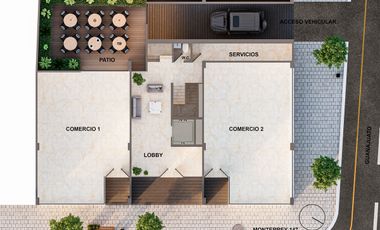 Departamento venta Casa Roma, Monterrey Roma Norte