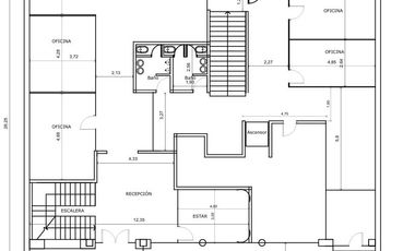 Oficina/ Local - Dos pisos completos en Alquiler!