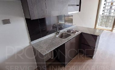 Estudio con terraza en arriendo frente al metro Carlos Valdovinos (L5)