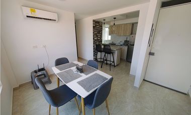 VENDO APTO AMOBLADO CONJUNTO PALMA AZUL  EN RICAURTE  CUND