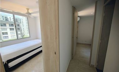 VENDO APTO AMOBLADO CONJUNTO PALMA AZUL  EN RICAURTE  CUND