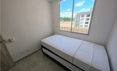 VENDO APTO AMOBLADO CONJUNTO PALMA AZUL  EN RICAURTE  CUND