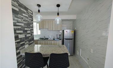 VENDO APTO AMOBLADO CONJUNTO PALMA AZUL  EN RICAURTE  CUND