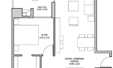 ALQUILER - 2 amb. + cochera - AMOBLADO