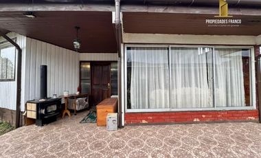 COMUY VENTA CASA 4D 2B A 3 MIN DEL RIO TOLTEN TEMUCO