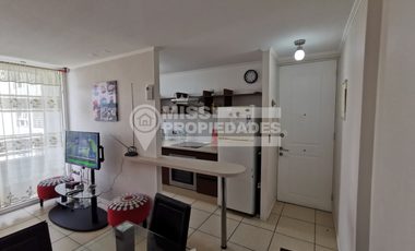 SE ARRIENDA DEPARTAMENTO AMOBLADO EN CONDOMINIO MARINA SOL 1