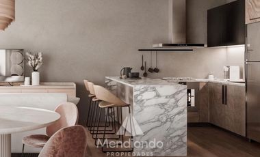 Depto 2 amb AL CONTRAFRENTE c/ balcón. Baño en suite toilette (Piso 5) - COMPASS Chauvin.