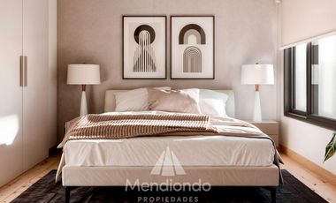 Depto 2 amb AL FRENTE c/ balcón. Baño en suite   toilette (Piso 6) - COMPASS Chauvin.