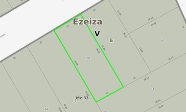 Terreno en venta - 260Mts2 - Ezeiza