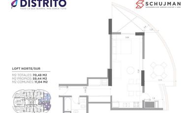 Lindisimo loft amplio en Jacaranda I