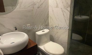 Departamento Amueblado en Renta en Campestre Churubusco 26-1474.