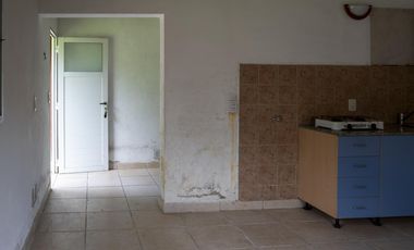 Casa en construcción en la Laguna de Lobos