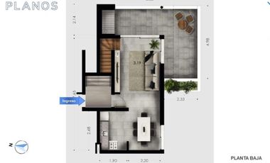 Venta PH 2 dormitorios con balcón terraza Complejo Residencial Esmeralda