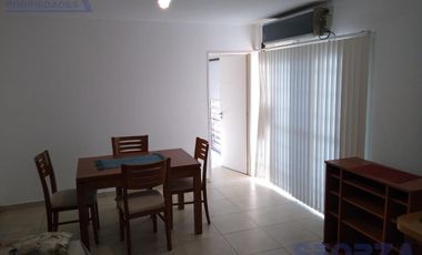 Alquiler de Departamento dos ambientes con balcon amoblado en complejo cerrado