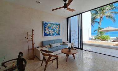 Casa en renta Frente a la playa amueblada y equipa  Chicxulub, Progreso Yucatán