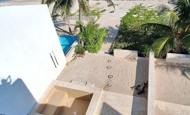 Casa en renta Frente a la playa amueblada y equipa  Chicxulub, Progreso Yucatán