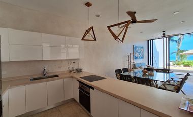 Casa en renta Frente a la playa amueblada y equipa  Chicxulub, Progreso Yucatán