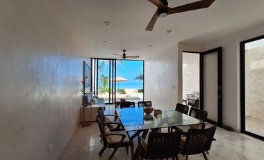 Casa en renta Frente a la playa amueblada y equipa  Chicxulub, Progreso Yucatán