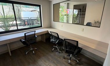 Renta Oficina Amueblada Zamora Condesa 25 m² dentro de Corporativo Casa Premium