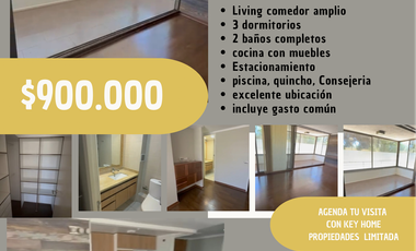 AMPLIO DEPARTAMENTO EN ARRIENDO