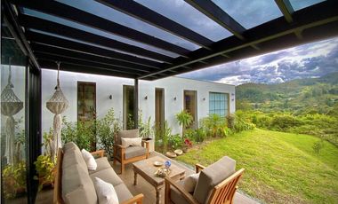 Venta Casa Campestre NUEVA moderna  Parcelacion El Retiro