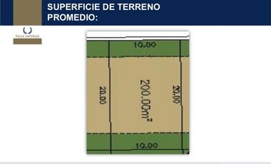 TERRENO EN VENTA  EN VALLE IMPERIAL DENTRO DE COTO EN GUADALAJARA