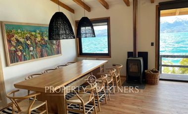 Patagonia, espectacular casa orilla lago General Carrera