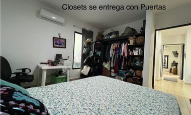 Renta Casa Semiamueblada en Paraíso Santa Fe de Un Piso Mérida Yucatán