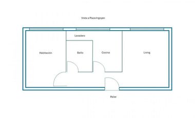 Departamento en alquiler - 1 Dormitorio 1 Baño - La Plata