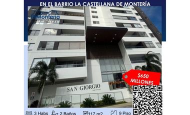 VENTA DE APARTAMENTO EN EL BARRIO RECREO DE MONTERIA