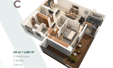 PREVENTA DE DEPARTAMENTO EN NUEVO VALLARTA, NAYARIT JALISCO