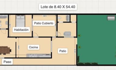 Casa con Jardin y cochera en Villa Lugano